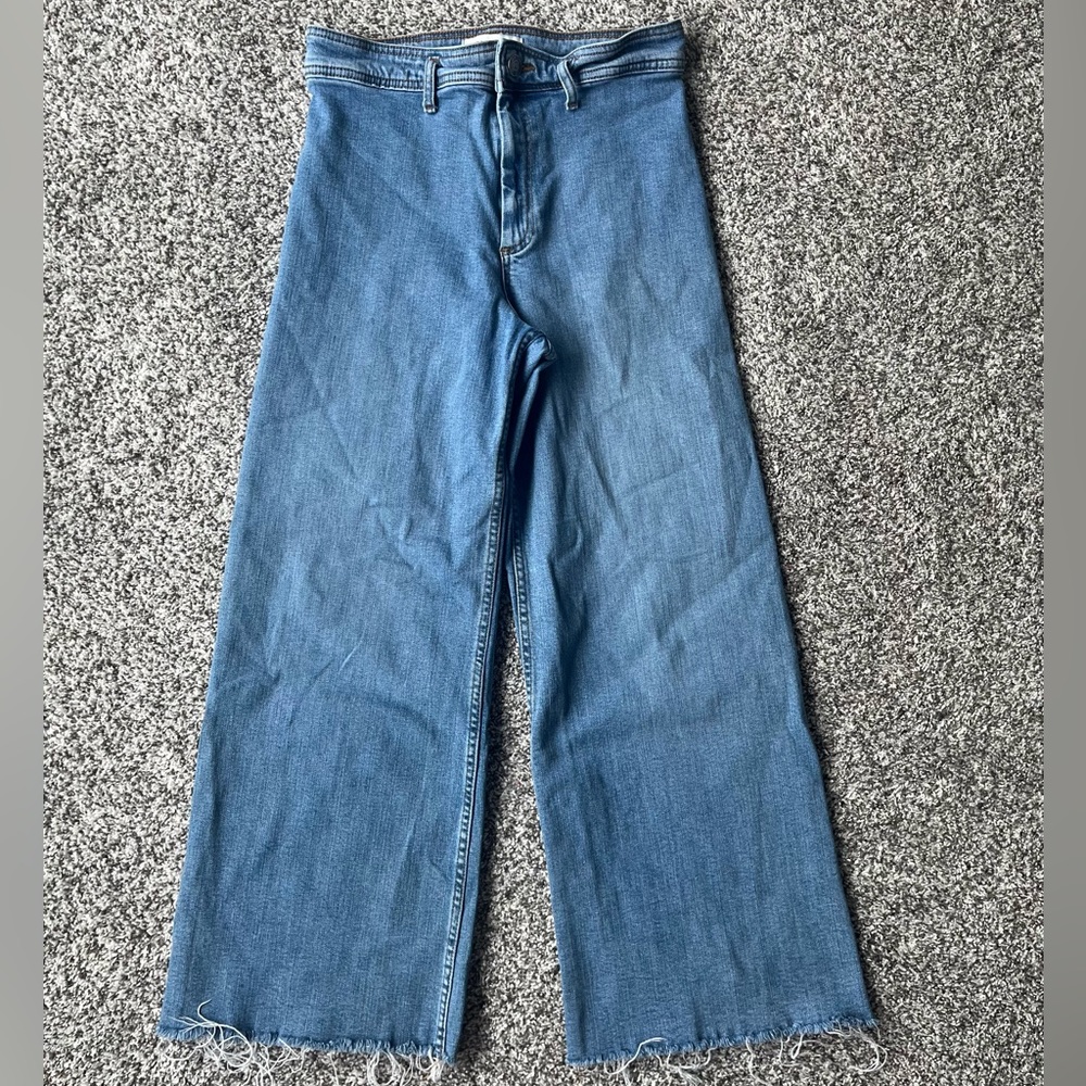 Zara wide leg crop